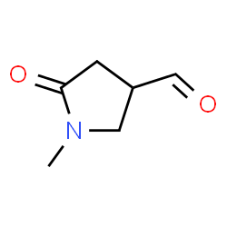 1-甲基-5-氧代吡咯烷-3-甲醛结构式