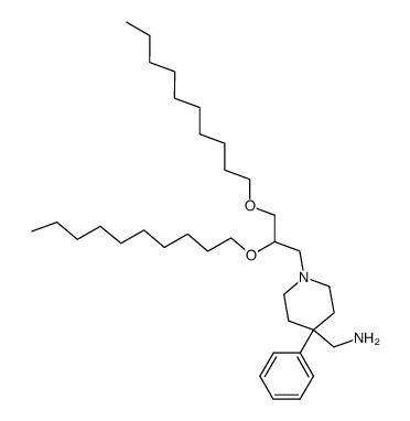 4-Aminomethyl-1-[2,3-bis(decyloxy)propyl]-4-phenylpiperidine Structure