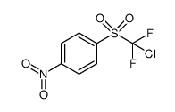 p-nitrophenyl chlorodifluoromethyl sulfone结构式