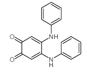3,4-dianilinocyclohexa-2,4-diene-1,6-dione Structure