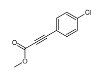 3-(4-氯苯基)丙炔酸甲酯结构式