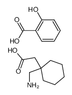 gabapentin hydroxybenzoate Structure