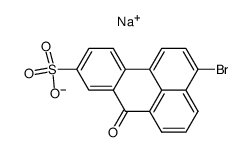 3-bromo-7-oxo-7H-benz[de]anthracene-9-sulfonic acid , sodium-salt结构式