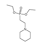 DIETHYL 2-(PIPERIDIN-1-YL)ETHYLPHOSPHONATE Structure