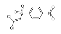 p-nitrophenyl β,β-dichlorovinyl sulfone Structure