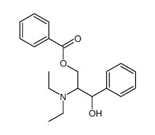[2-(diethylamino)-3-hydroxy-3-phenylpropyl] benzoate结构式