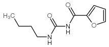 N-(butylcarbamoyl)furan-2-carboxamide结构式