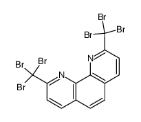 2,9-bis(tribromomethyl)-1,10-phenanthroline结构式