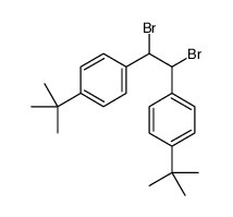 1-tert-butyl-4-[1,2-dibromo-2-(4-tert-butylphenyl)ethyl]benzene结构式