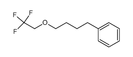 4-phenylbutyl 2,2,2-trifluoroethyl ether Structure