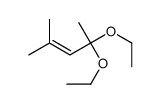 4,4-diethoxy-2-methylpent-2-ene Structure