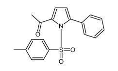 1-[1-(4-methylphenyl)sulfonyl-5-phenylpyrrol-2-yl]ethanone结构式