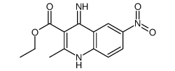 ethyl 4-amino-2-methyl-6-nitroquinoline-3-carboxylate Structure