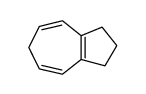 Trimethylen-cycloheptatrien, 1,2,3,4-Tetrahydro-azulen Structure