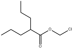2-丙基戊酸氯甲酯结构式