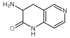 3-氨基-3,4-二氢-1,6-萘啶-2(1H)-酮结构式