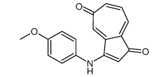 3-(4-methoxyanilino)azulene-1,5-dione Structure