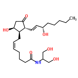 Prostaglandin D2 serinol amide结构式