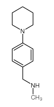N-methyl-1-(4-piperidin-1-ylphenyl)methanamine Structure