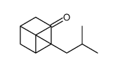 6,6-dimethyl-4-(2-methylpropyl)bicyclo[3.1.1]heptan-3-one结构式