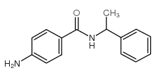 4-氨基-N-(1-苯基乙基)苯甲酰胺结构式