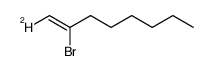 (Z)-1-deuterio-2-bromo-1-octene结构式