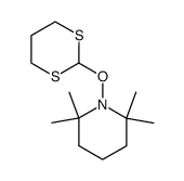 1-(1,3-dithian-2-yloxy)-2,2,6,6-tetramethylpiperidine结构式