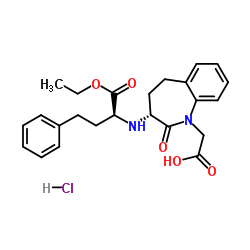 Benazepril hydrochloride structure