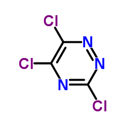 3,5,6-Trichloro-1,2,4-triazine structure