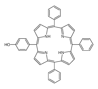 4-(10, 15, 20-Triphenylporphyrin-5-yl)phenol Structure