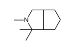 2,3,3-trimethyl-1,3a,4,5,6,6a-hexahydrocyclopenta[c]pyrrole结构式