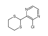 2-chloro-3-(1,3-dithian-2-yl)pyrazine Structure