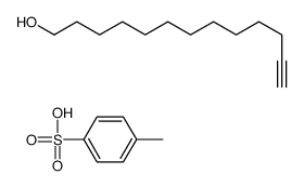 4-methylbenzenesulfonic acid,tridec-12-yn-1-ol结构式