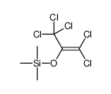trimethyl(1,1,3,3,3-pentachloroprop-1-en-2-yloxy)silane结构式