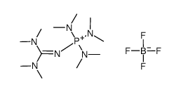 [bis(dimethylamino)methyleneimino]tris(dimethylamino)phosphonium tetrafluoroborate结构式