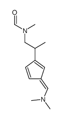 N-formyl N-methyl (N,N-dimethylaminomethylidene-3'-cyclopentadienyl)-2-propylamine Structure