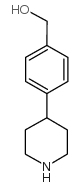 (4-哌啶-4-苯基)-甲醇结构式