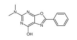 5-(dimethylamino)-2-phenyl-6H-[1,3]oxazolo[5,4-d]pyrimidin-7-one结构式