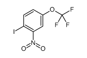 2-硝基-4-(三氟甲氧基)碘苯结构式