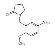1-(5-Amino-2-methoxy-benzyl)-pyrrolidin-2-one Structure