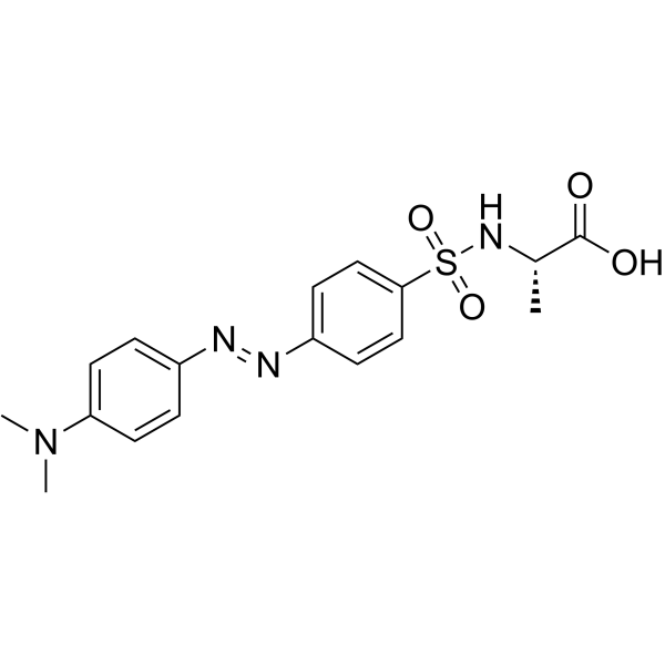 Dabsyl-L-alanine structure