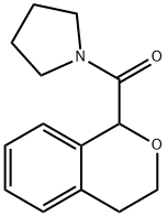 1-(3,4-Dihydro-1H-2-benzopyran-1-carbonyl)pyrrolidine Structure
