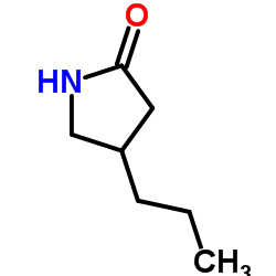 4-丙基吡咯烷-2-酮结构式