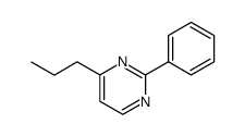 Pyrimidine, 2-phenyl-4-propyl- (6CI,9CI)结构式
