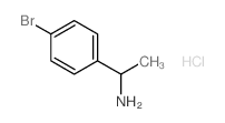 1-(4-溴苯基)乙胺盐酸盐结构式
