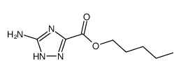 s-Triazole-3-carboxylic acid, 5-amino-, pentyl ester (6CI,7CI) Structure