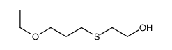 2-(3-ethoxypropylsulfanyl)ethanol Structure