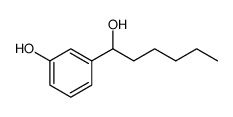 Benzenemethanol, 3-hydroxy-α-pentyl Structure