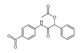 2-((4-nitrophenyl)amino)-2-oxo-1-phenylethyl acetate结构式