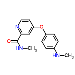 N-methyl-4-[4-(methylamino)phenoxy]pyridine-2-carboxamide Structure